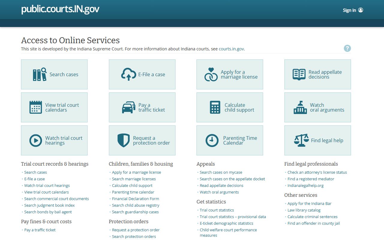 Wayne County court dockets Indiana traffic portal source