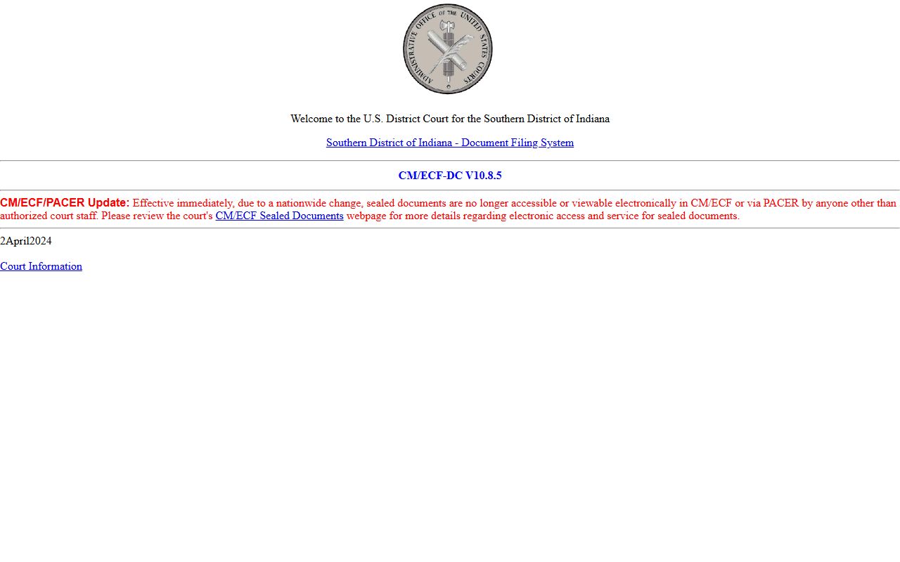 Wayne County criminal court records Southern District CM ECF source